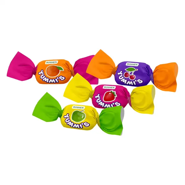 Vaisių skonio kramtomieji saldainiai ROSHEN YUMMIS