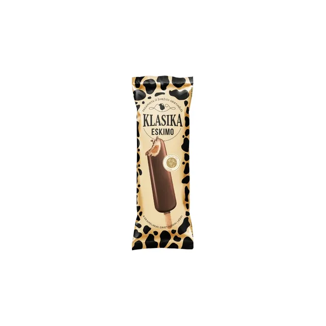 Мороженое с карамельным вкусом KLASIKA ESKIMO, 70 мл