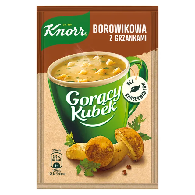 Суп с белыми грибами и гренками KNORR CUP-A-SOUP, 16 г