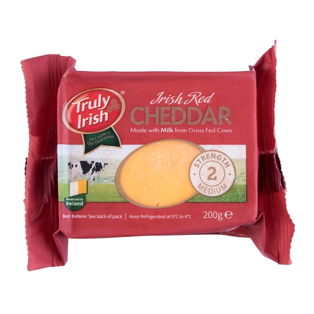 Čederio sūris TRULY IRISH RED, 200 g