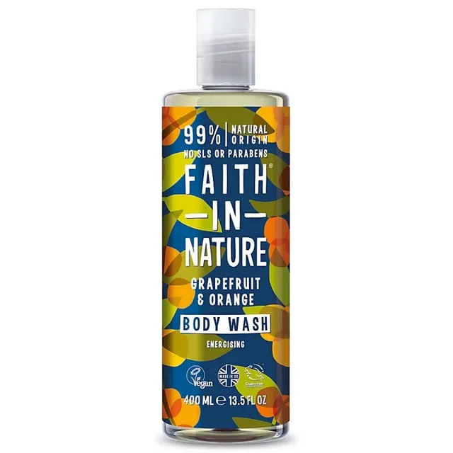 Dušo gelis FAITH IN NATURE GRAPEFRUIT & ORANGE, 400 ml