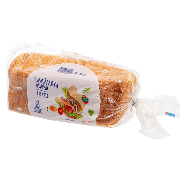 Raikyta sumuštinių duona, 500 g