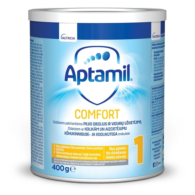 Молочная смесь для младенцев APTAMIL COMFORT 1, 400 г