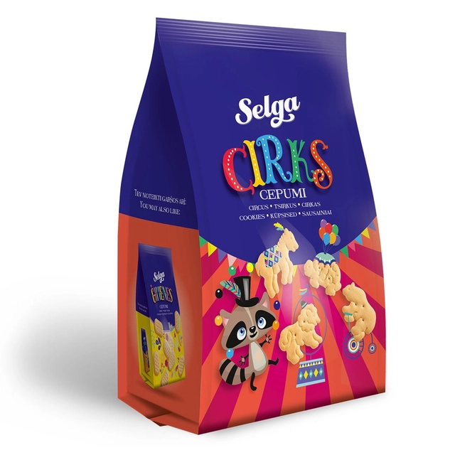 Sausainiai SELGA CIRKS, 300 g