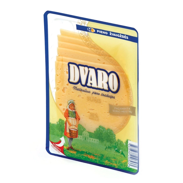 Полутвердый ферментированный сыр DVARO, 50% жира, 150 г