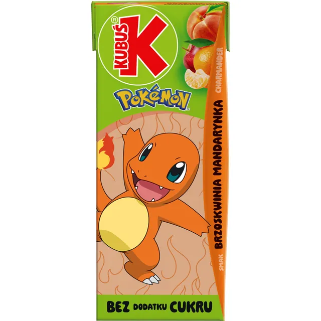 Напиток со вкусом яблока, мандарина и персика KUBUŠ, 200 мл