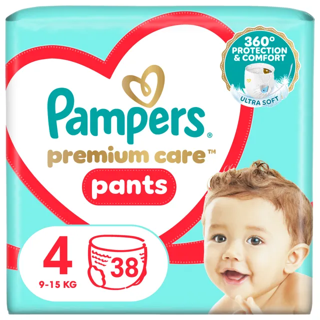 Sauskelnės-kelnaitės PAMPERS PREMIUM PANTS 4 dydis, 38 vnt.