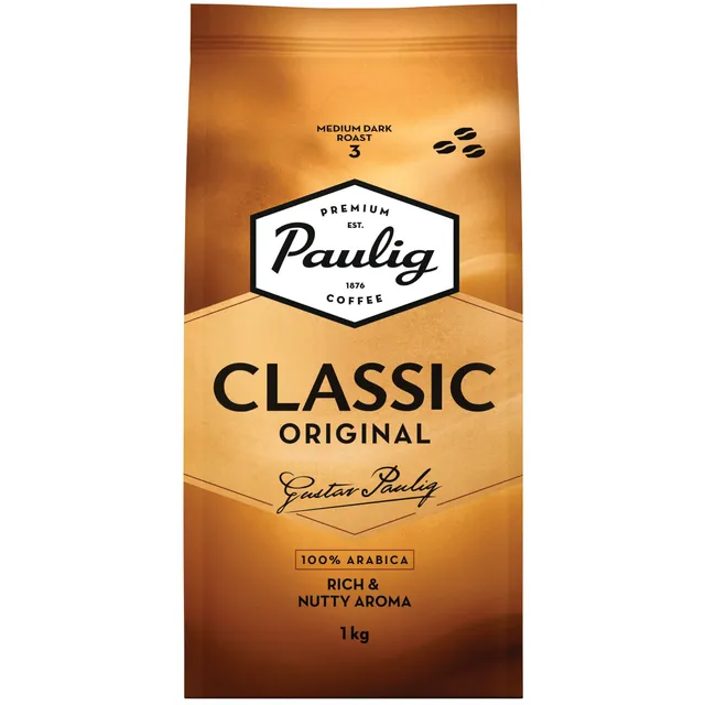 Kavos pupelės PAULIG CLASSIC, 1 kg