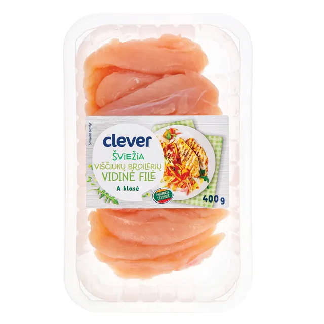 Viščiukų broilerių vidinė filė CLEVER, 400 g
