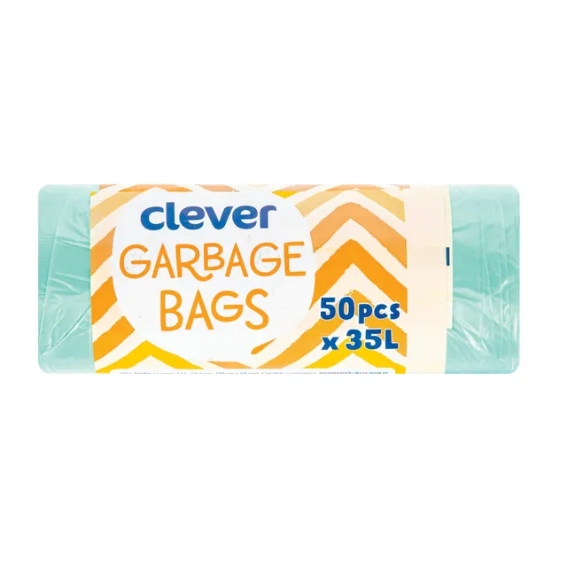 Šiukšlių maišai CLEVER  35 l, 50 vnt