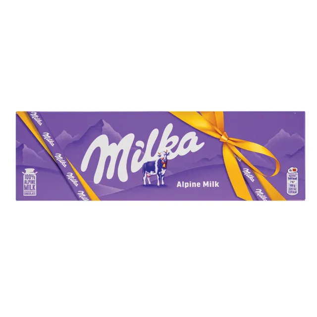 Pieninis šokoladas iš alpių pieno MILKA, 250 g
