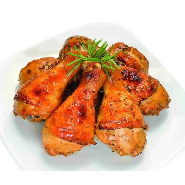 Fried broiler chicken drumsticks with cumin