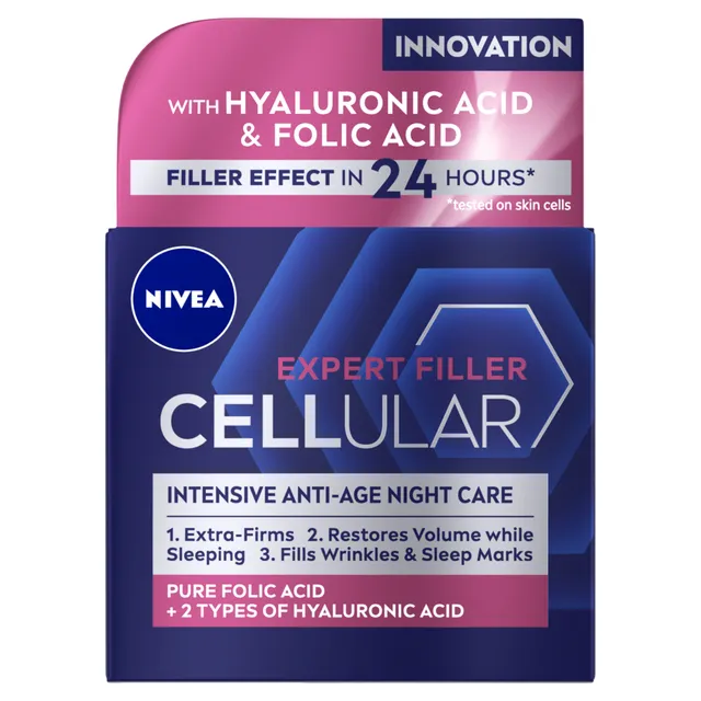 Naktinis kremas nuo senėjimo NIVEA CELLULAR, 109 g