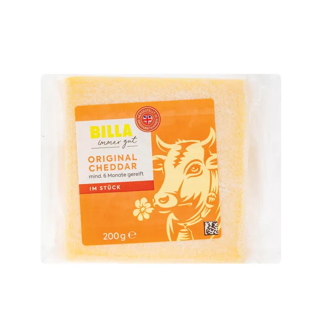 Čederio sūris BILLA, 200 g