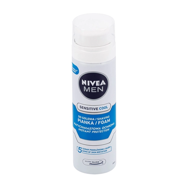Shaving foam for sensitive skin NIVEA MEN COOLING, 200 ml