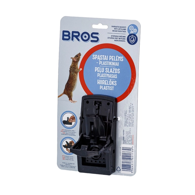 Plastikiniai spąstai pelėms BROS 