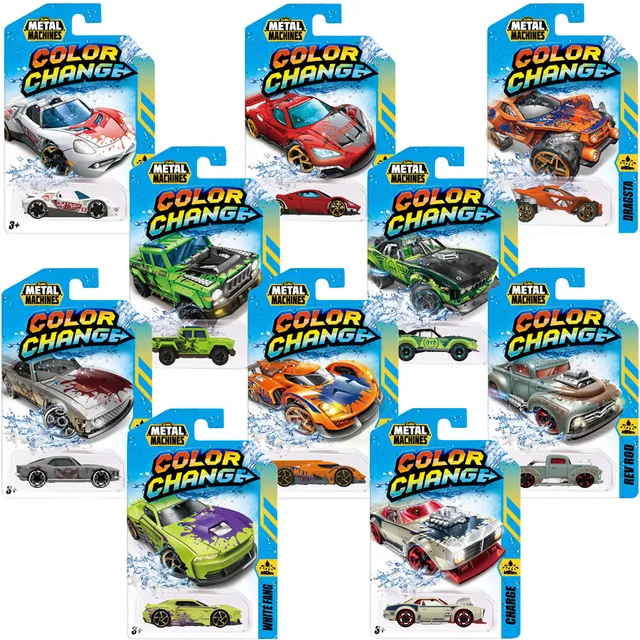 Automobiliukas keičiantis spalvą METAL MACHINES