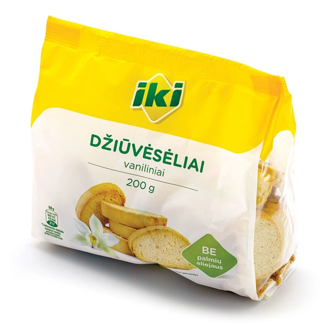 Vaniliniai džiūvėsėliai IKI, 200 g
