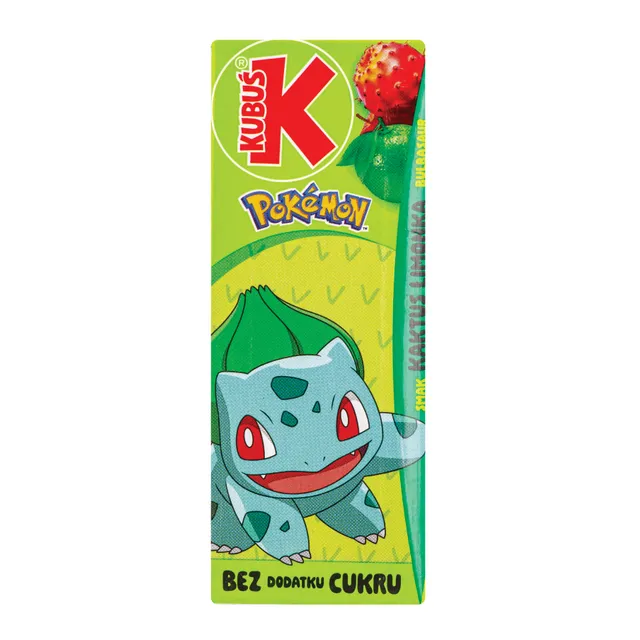 Obuolių, kaktusų ir žaliųjų citrinų skonio gėrimas KUBUŠ, 200 ml