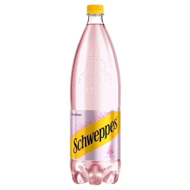 Gazuotas gaivusis gėrimas SCHWEPPES PINK, 1,5 l