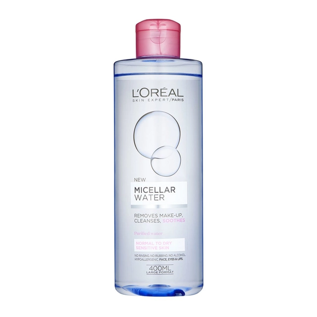 Micellar water for dry and sensitive skin L'ORÉAL PARIS, 400 ml