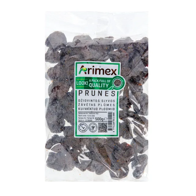 Džiovintos slyvos ARIMEX, 500 g