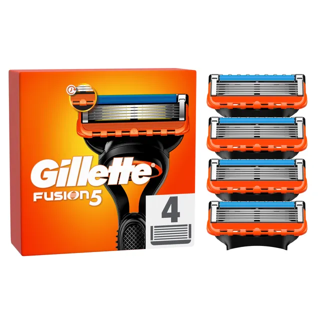 Skustuvo galvutės GILLETTE FUSION 5, 4 vnt.