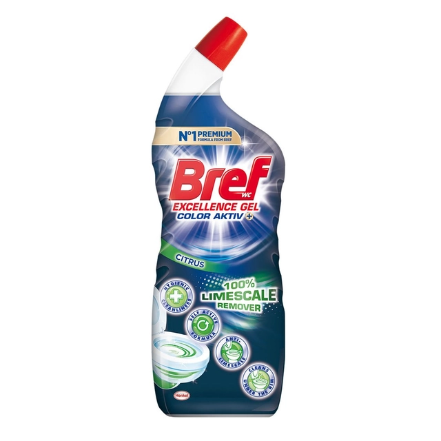 Tualeto valiklis BREF AUTO ACTIVE GEL AQUA FRESH, 750 ml