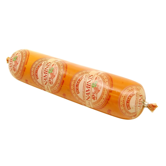 Rūkytas lydytas sūris su kumpiu Rokiškio NAMINIS, 40% rieb., 250 g