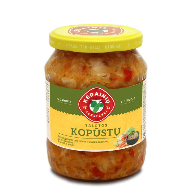 Kopūstų salotos KĖDAINIŲ KONSERVAI, 680 g