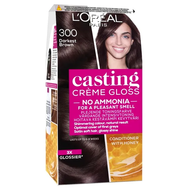 Полустойкая краска для волос без аммиака CASTING CREME GLOSS, 300