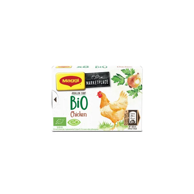 Куриный бульон кубиками MAGGI BIO, 8 x 10 г