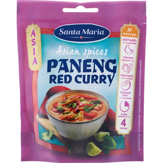 Red curry spice mix PANENG SANTA MARIA, 32 g
