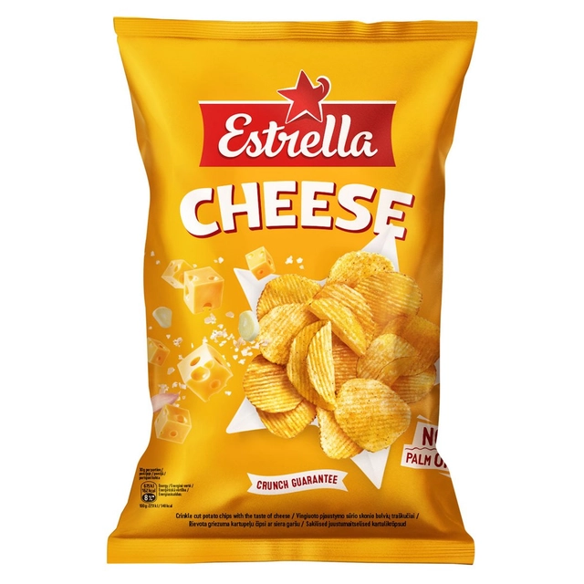 Sūrio skonio bulvių traškučiai ESTRELLA, 130 g