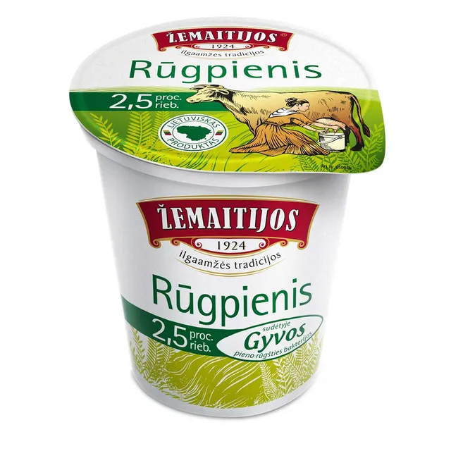 Kefir ŽEMAITIJOS, 2.5% fat, 500 ml
