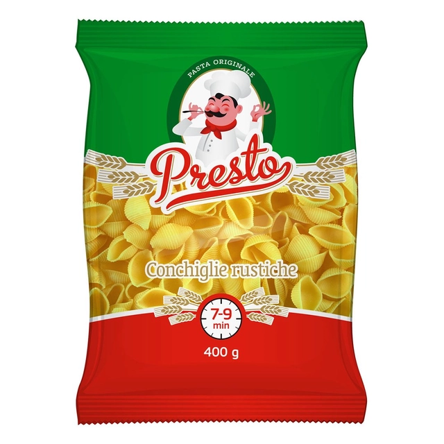 Makaronai kriauklelės PRESTO, 400 g