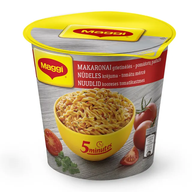 Лапша в сливочно-томатном соусе 5 МИНУТ MAGGI, 62 г