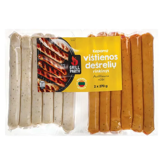 Vištienos dešrelių rinkinys a.r. GRILL PARTY, 400 g