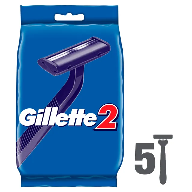 Vienkartiniai skustuvai GILLETTE 2, 5 vnt.
