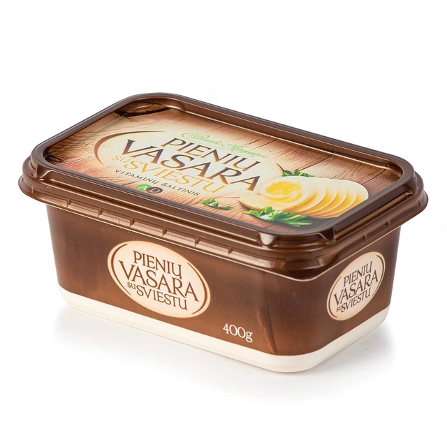 Margarinas su sviestu PIENIŲ VASARA, 400 g