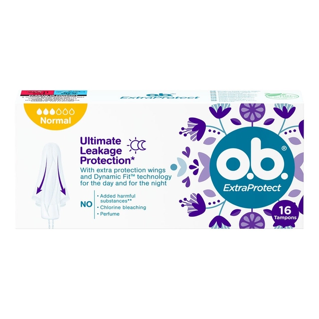 Tamponai O.B. ORGANIC SUPER NORMAL, 16 vnt.