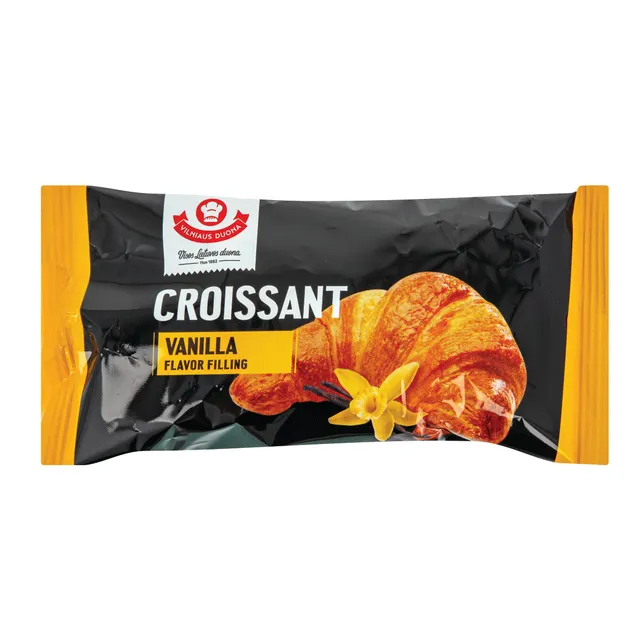 Kruasanas su vanilės įdaru 60g
