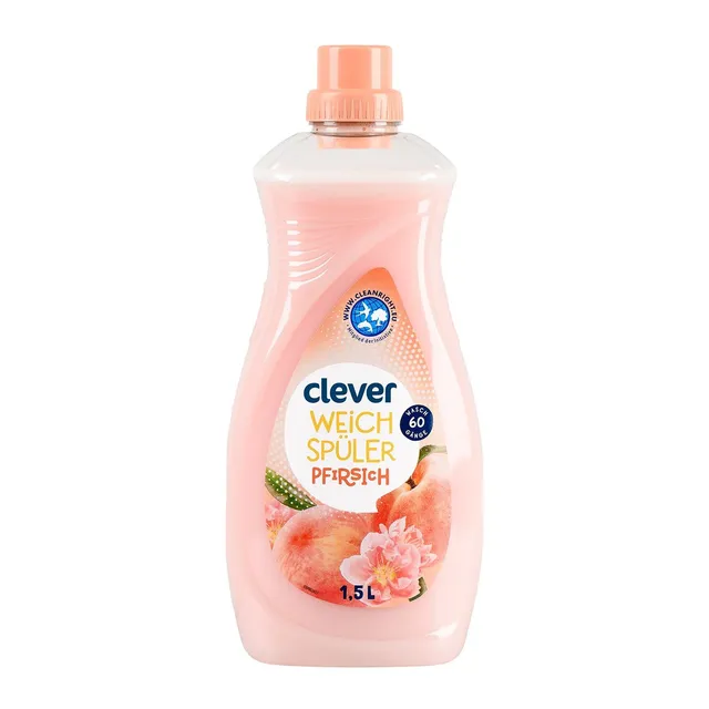 Skalbinių minkštiklis CLEVER PEACH, 1.5 l