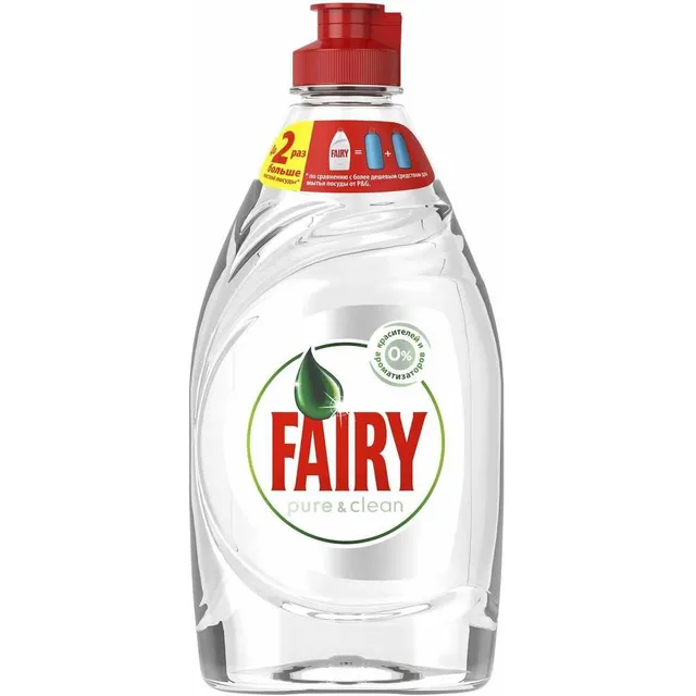 Indų ploviklis FAIRY Pure & Clean, 450 ml