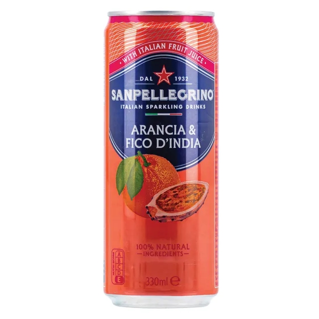 Gaivusis gazuotas gėrimas SANPELLEGRINO ARANCIA FICO NATURALI, 330 ml