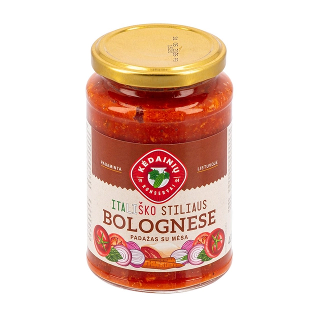 Bolognese sauce with meat KĖDAINIŲ, 435 g
