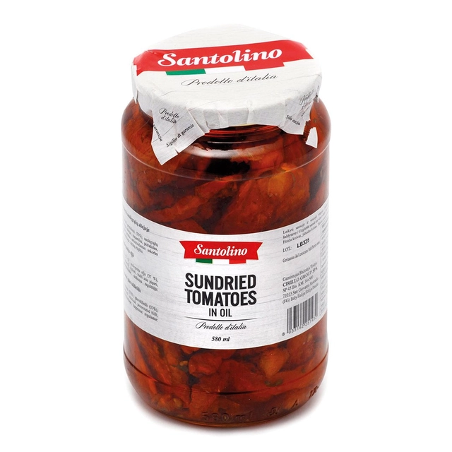 Sun-dried tomatoes in sunflower oil SANTOLINO, 550 g
