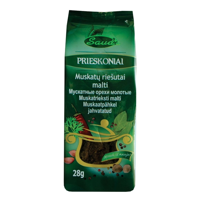 Malti muskato riešutai SAUDA, 28 g