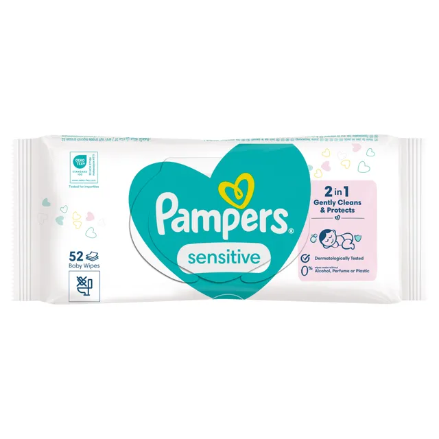 Kūdikių servetėlės PAMPERS SENSITIVE