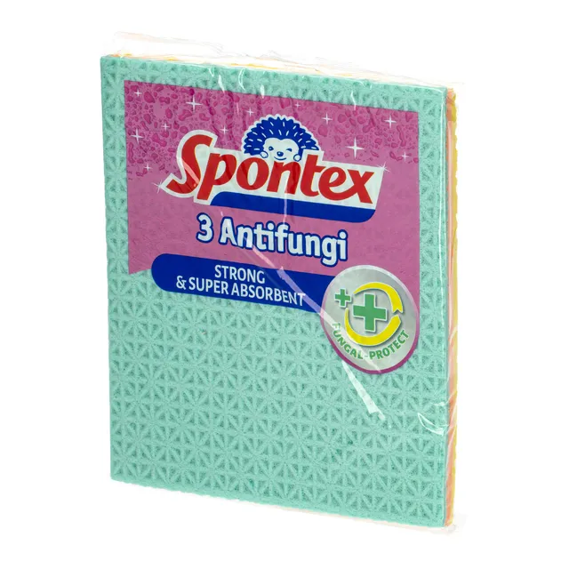 Anti-Mold Wipes-Scrubbers SPONTEX ANTIFUNGI, 3 pcs.